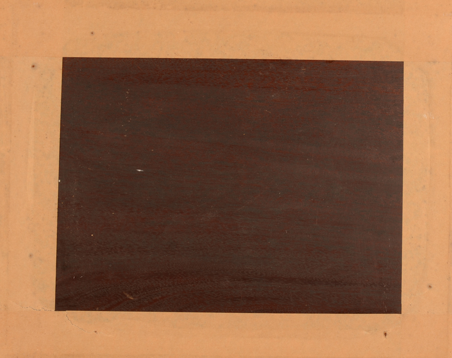 Ernest Van Poelvoorde — Back of the painting with the river scene