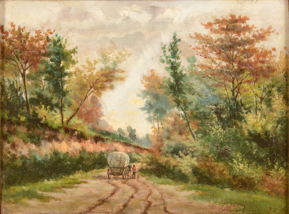 Ernest Van Poelvoorde — The painting without its frame