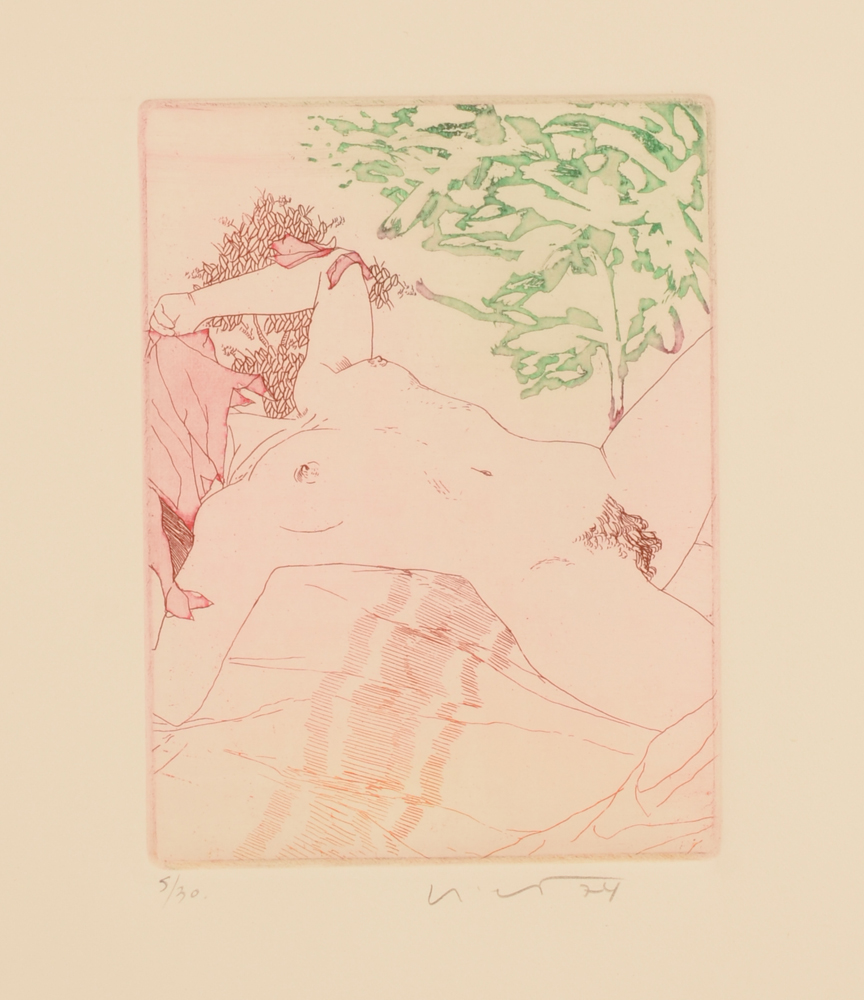 Jan Vanriet — Portofolio with 5 etchings, all signed and justified 5/30
