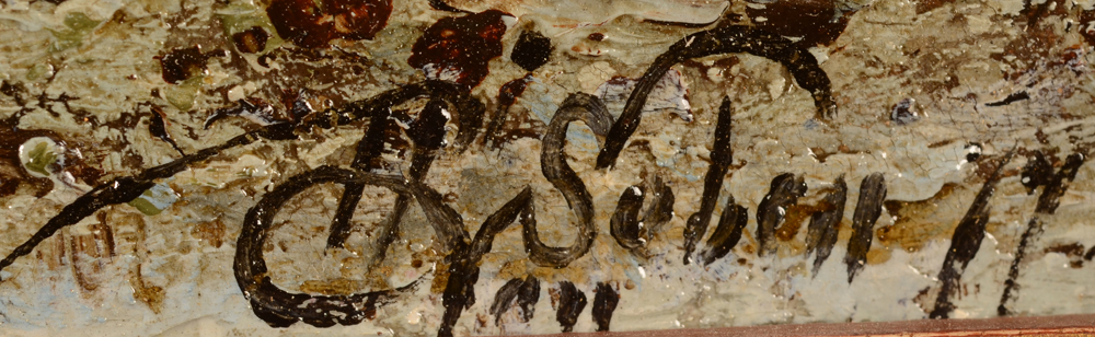 Henri Van Seben — Signature of the artist and date bottom right