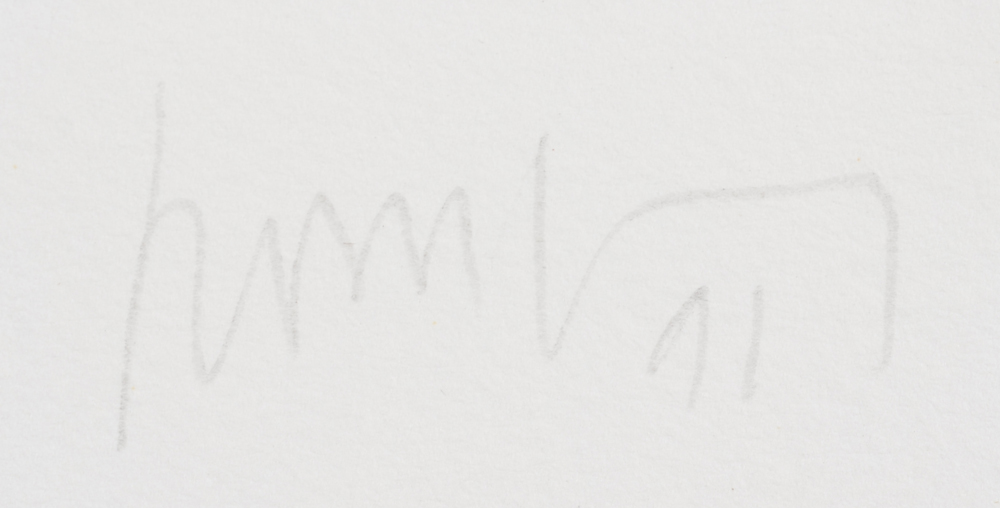 Dan Van Severen — Signature of the artist and date in pencil bottom right