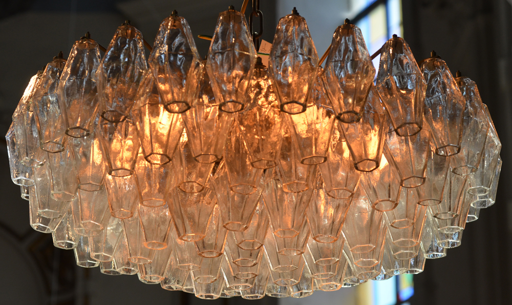 Carlo Scarpa Venini — The chandelier in darker light