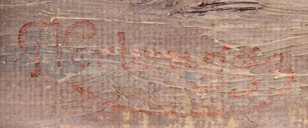 G. Verbrugge — Signature of the artist, bottom left