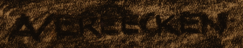 Achiel Vereecken — Signature of the artist, bottom left