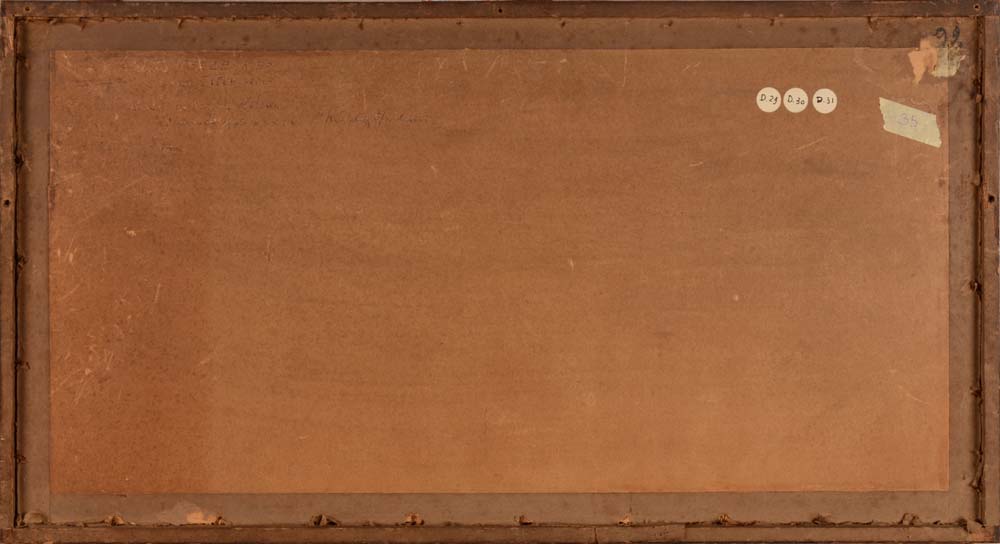 Achiel Vereecken  — <p>Back of the frame</p>