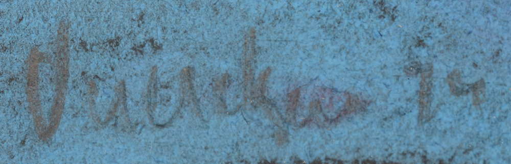 André Vereecken — Signature of the artist and date, bottom left