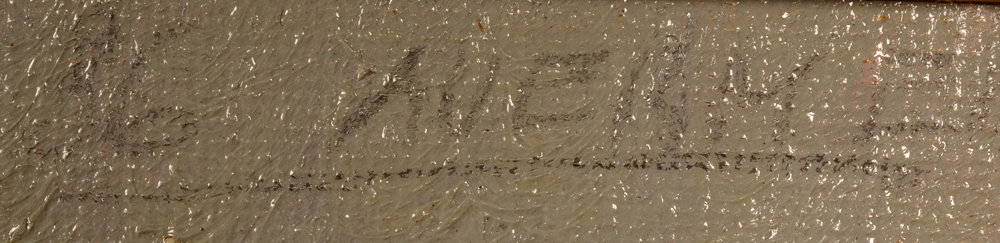 Alfons Vermeir Village — Signed and dated 1936