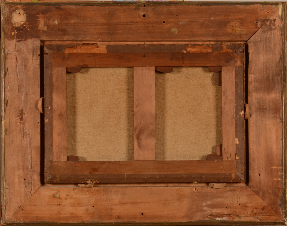Victor Gilsoul — Back of the canvas and frame