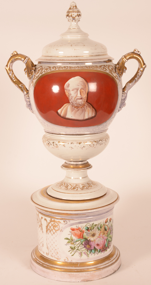 Vieux Bruxelles — A large so-called Ascepios vase for display in pharmacies.