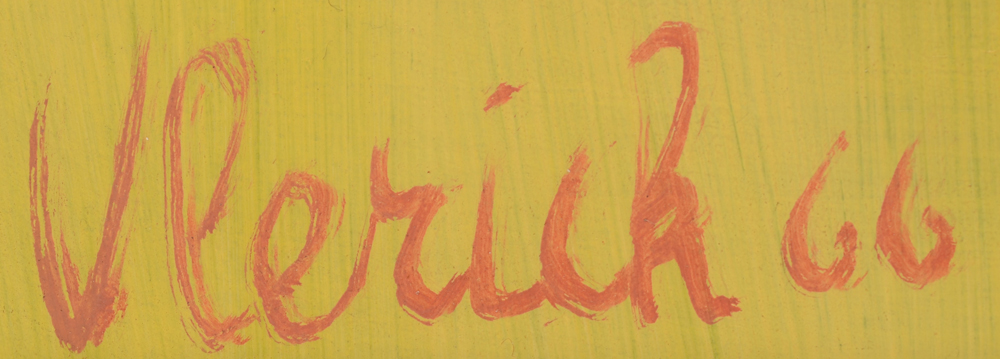 Pierre Vlerick — signature of the artist and date, bottom left