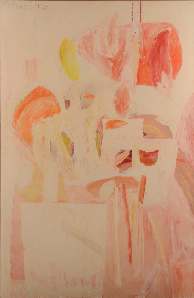 Pierre Vlerick La Boutique Impossible1961 — Life Size painting measuring 182 x 121 cm