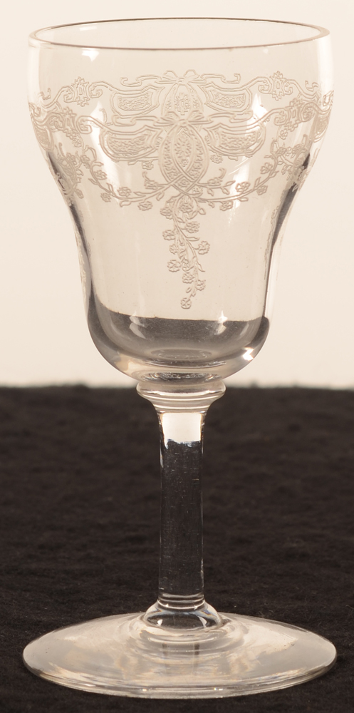 Val Saint-Lambert 4418 Pantographie — Val St-Lambert, modele 4418/17 Pantographie, verre de 110 mm&nbsp;
