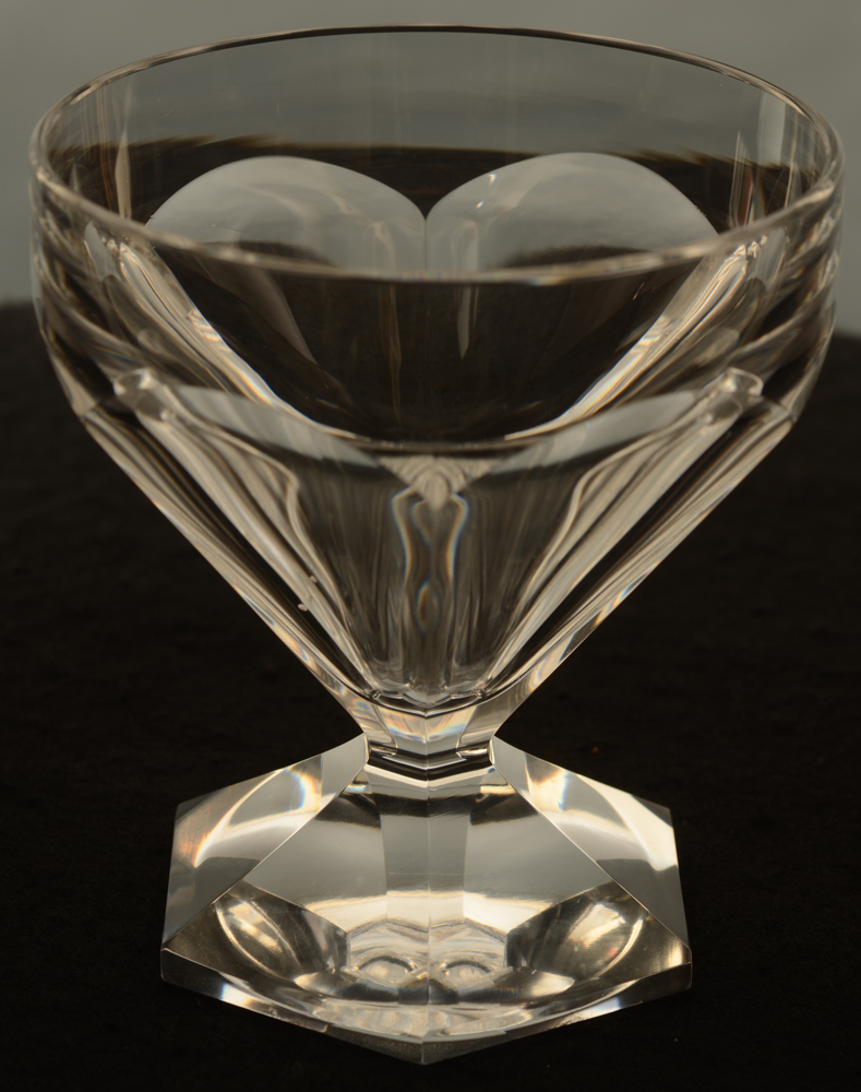 VSL AD1 Water — art deco water glas Val St-Lambert