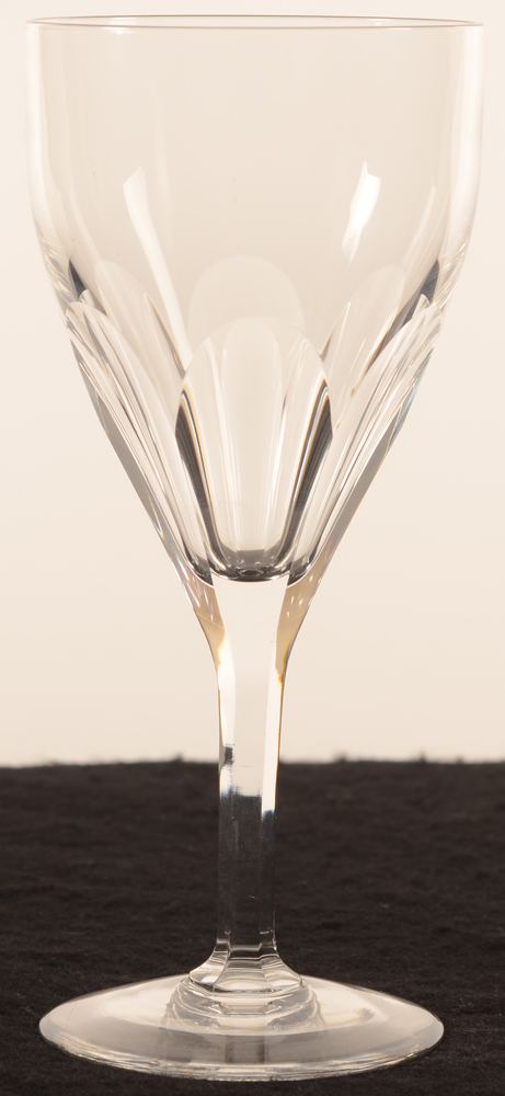 Val Saint-Lambert Fritz 167 — Val St-Lambert, modele Fritz, cotes plates, verre en&nbsp; cristal, hauteur 167 mm