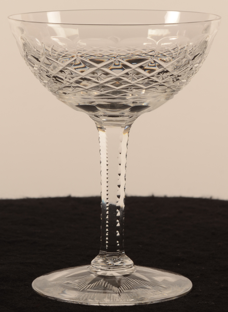 Val Saint-Lambert Gevaert taille Carlton coupe 133 — Val St-Lambert, modele Gevaert taille Carlton, coupe en cristal, hauteur 133 mm