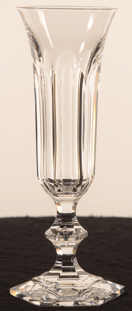 Val Saint-Lambert Metternich flute 176 — Val St-Lambert, modele Metternich, flute en cristal, hauteur 176 mm