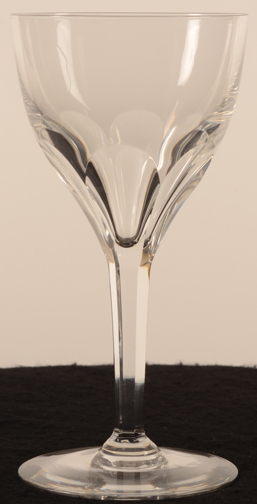 Val Saint-Lambert Nestor cotes plates 178 — Val St-Lambert, modele Nestor cotes plates, verre en cristal, hauteur 178 mm&nbsp;
