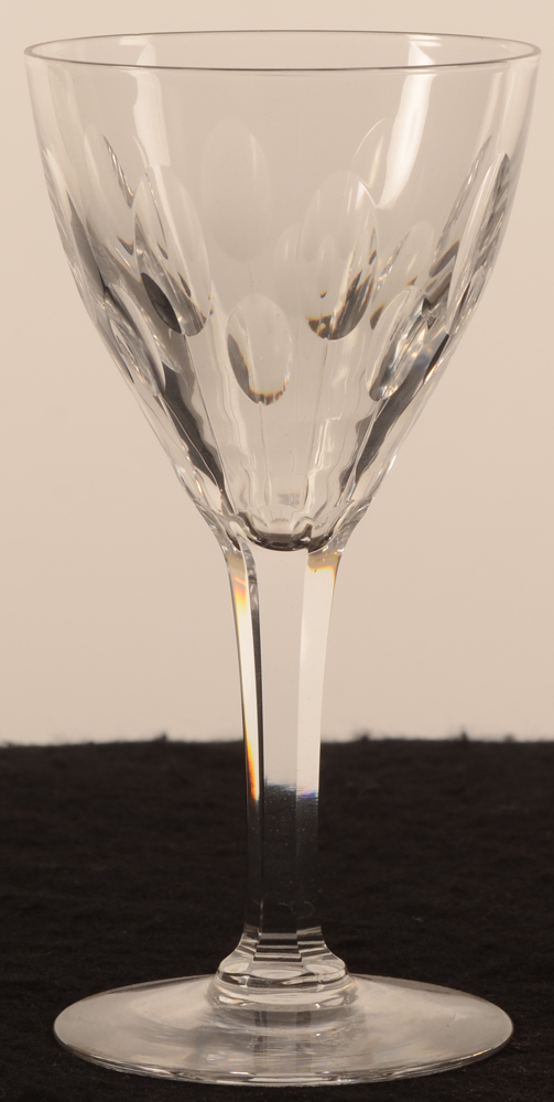 Val Saint-Lambert Nestor taille Hamlet 137 — Val St-Lambert, modele Nestor taille Hamlet, verre en cristal, hauteur 137 mm