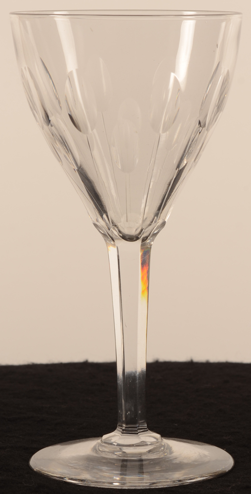 Val Saint-Lambert Nestor taille Hamlet 179 — Val St-Lambert, modele Nestor taille Hamlet, verre en cristal, hauteur 179 mm