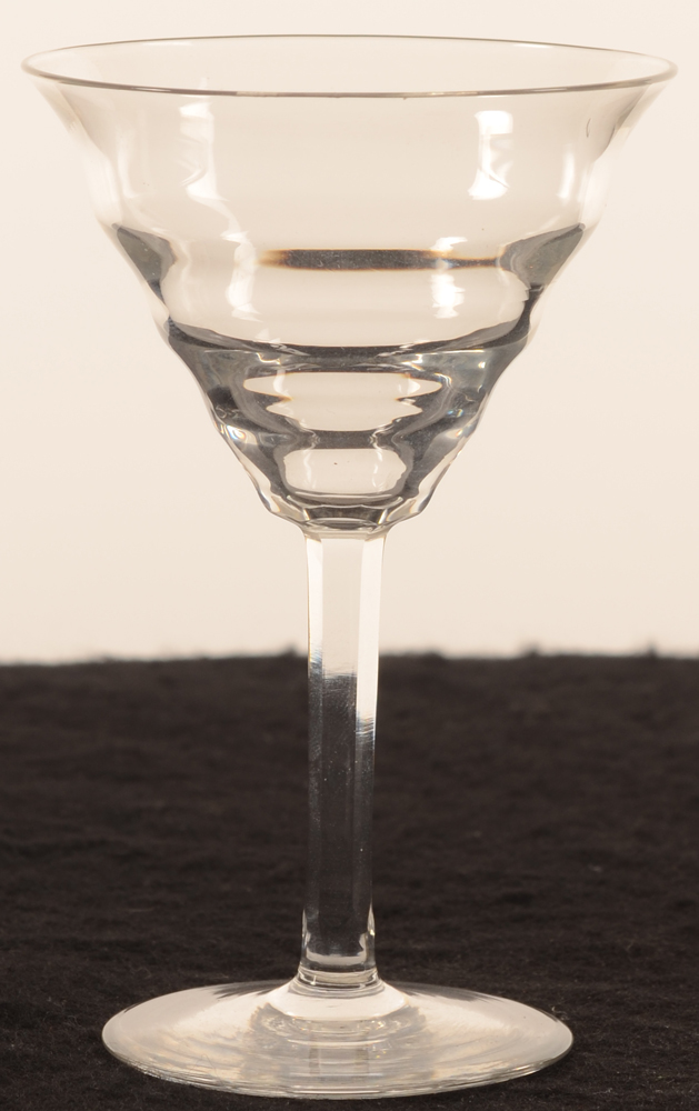 Val Saint-Lambert Nuit St-Georges 110 — Val St-Lambert, modele Nuit St-Georges, verre en cristal, hauteur 110 mm&nbsp;