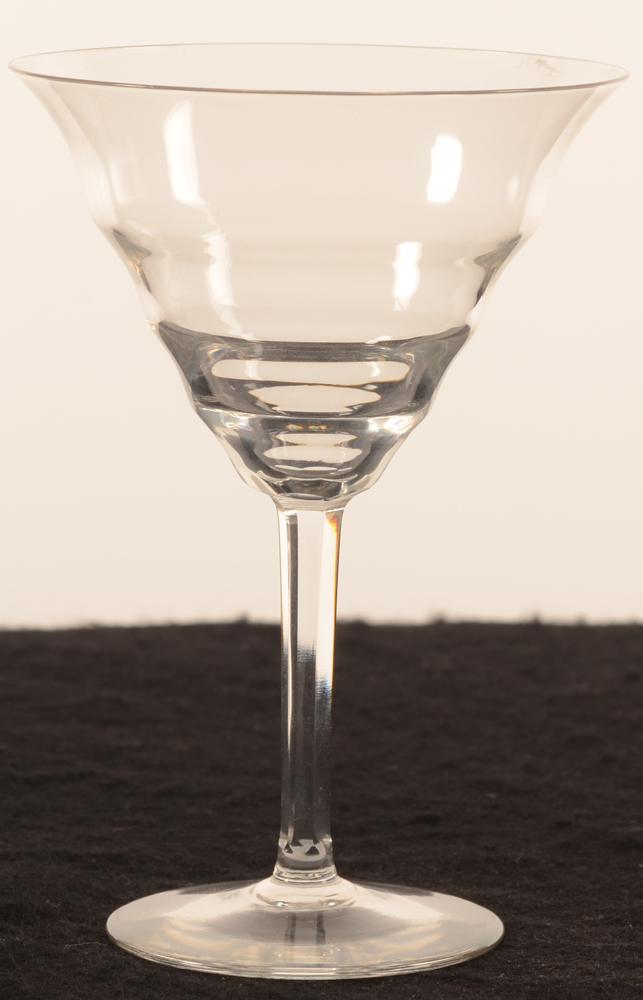 Val Saint-Lambert Nuit St-Georges 120 — Val St-Lambert, modele Nuit St-Georges, verre en cristal, hauteur 120 mm