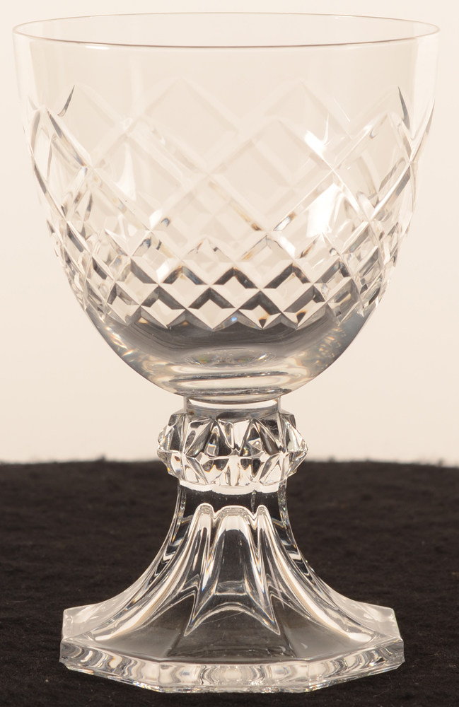 Val Saint-Lambert Yale taille double 131 — Val St-Lambert, modele Yale taille double, verre en cristal, hauteur 131 mm