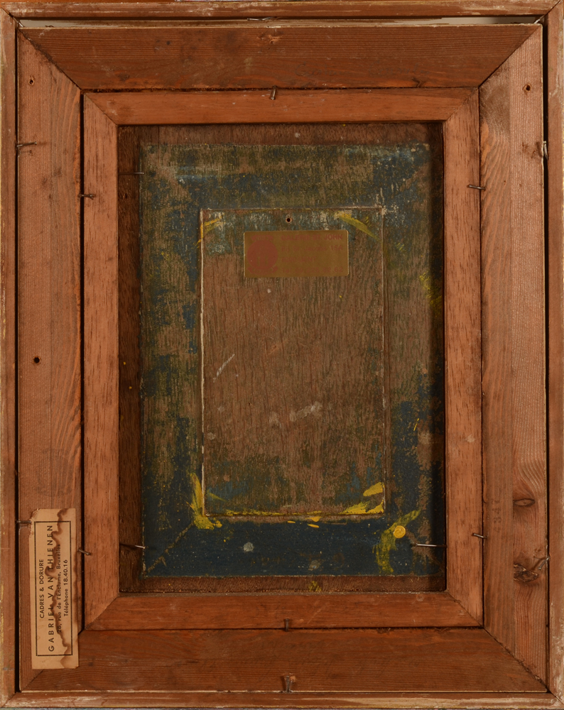 Charles Warie Pollard Willow — Back of the painting