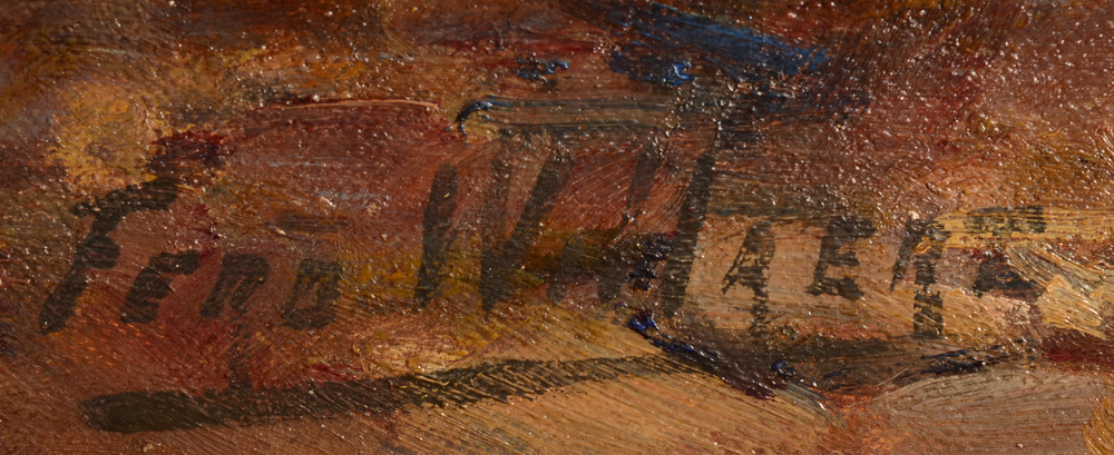 Ferdinand Willaert — Signature of the artist, bottom right