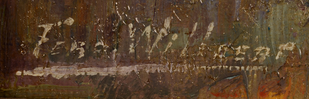 Ferdinand Willaert — Signature of the artist, bottom left
