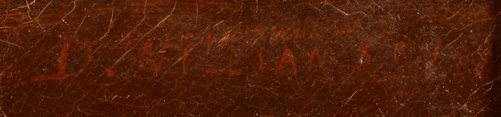 Williamson D. — Signature of the artist, bottom right