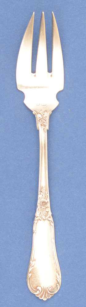 Wolfers Freres 201 Regence — fourchette a gateau en argent massif, model 201 Regence de Wolfers