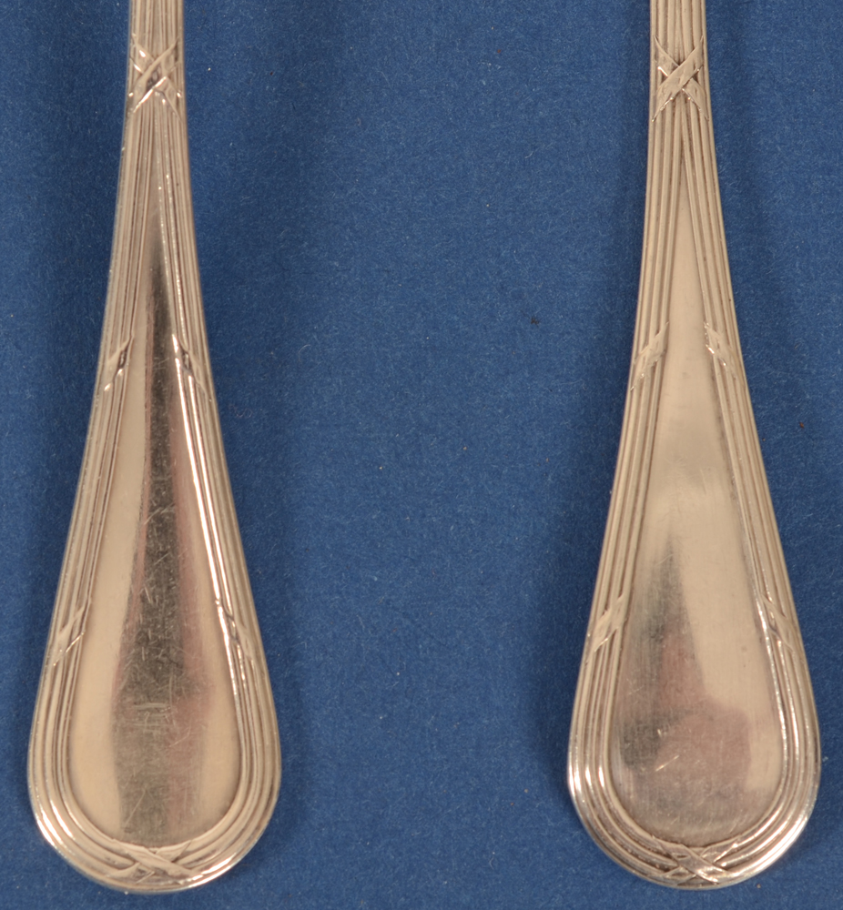 Wolfers Frères — Detail, front and back of the spoons