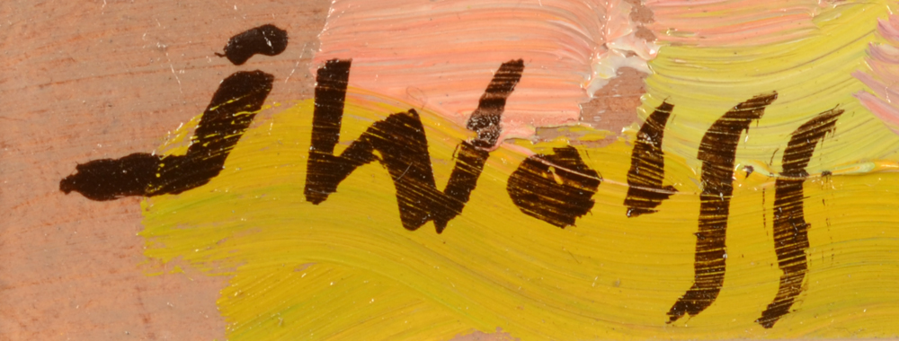 José Wolff Colourful Garden — Signature