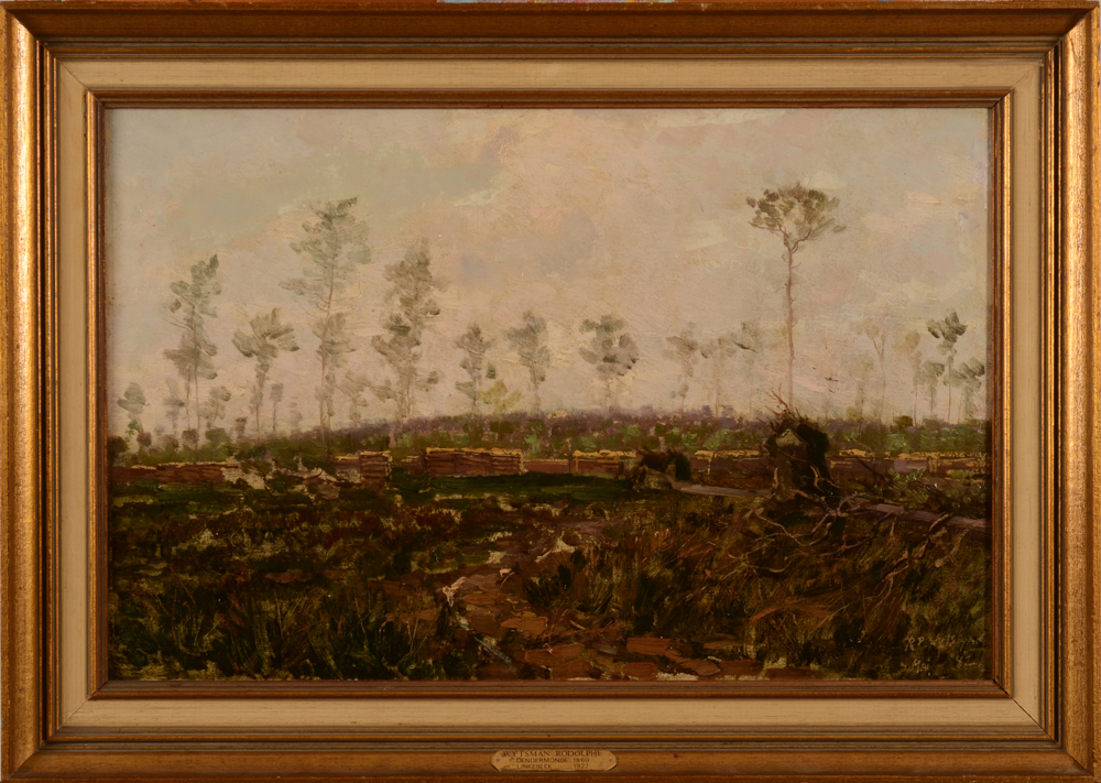 Rodolphe Wytsman — the painting in its frame