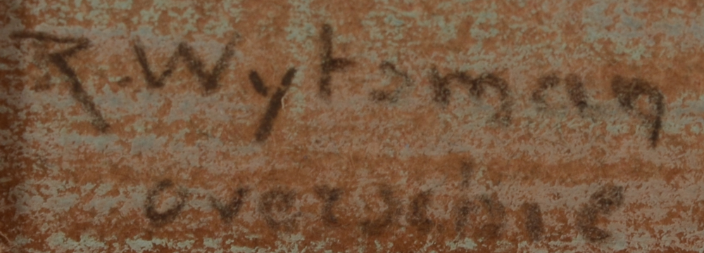 Rodolphe Wytsman — Signature of the artist and localisation, bottom left