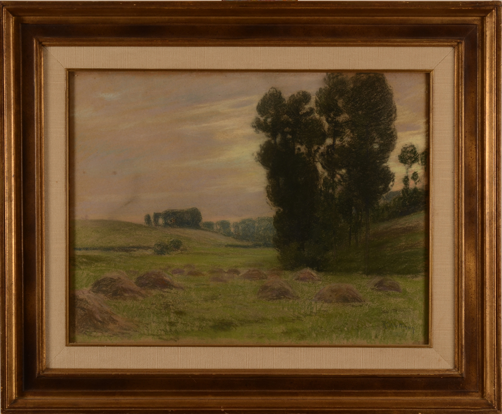 Rodolphe Wytsman — The pastel in its modern frame