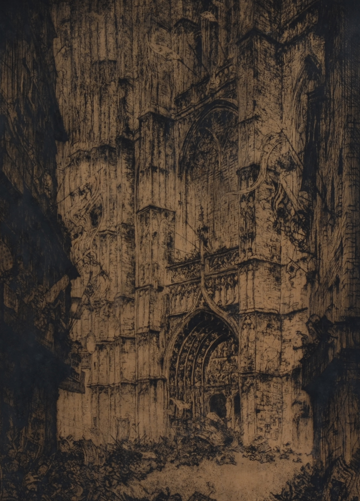 Jules De Bruycker La Cathédrale d'Anvers — Detail, architecture