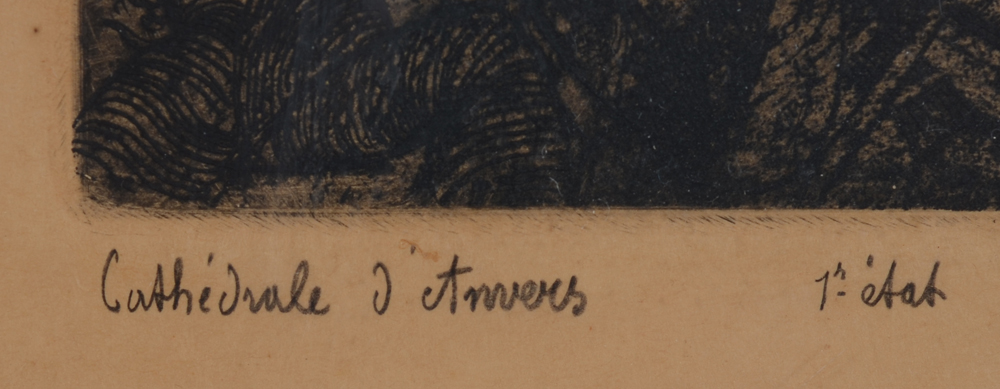 Jules De Bruycker La Cathédrale d'Anvers — Title and edition