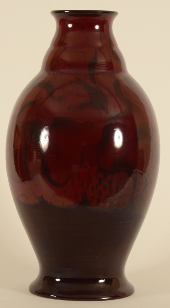 Zenith Gouda Fire vase — Other view of this spectacular and unusual Gouda decoration.