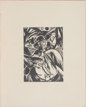 Jan-Frans Cantré Messidor  Woodcut 1923