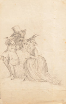 Drawing the animal couple