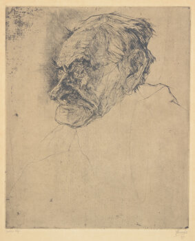 Jules De Bruycker Jacobus Alijn etching 1921