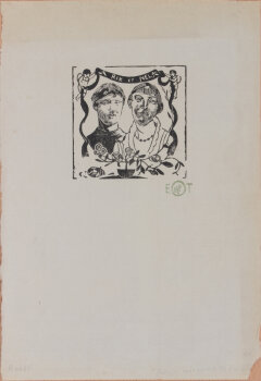Edgard tytgat 'Rik et Nel'  Woodcut