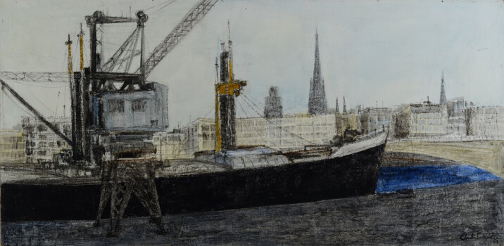 Toon Bogaert Rouen harbour 1963