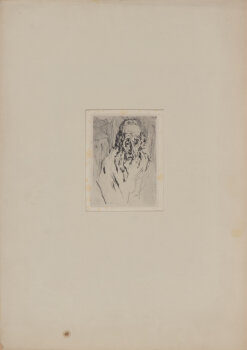 Jakob Steinhardt Judenkopf  Etching and drypoint 1913