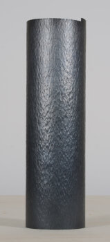 David Huycke Cylinder 1, in patinated sterling silver art object, dated 2000