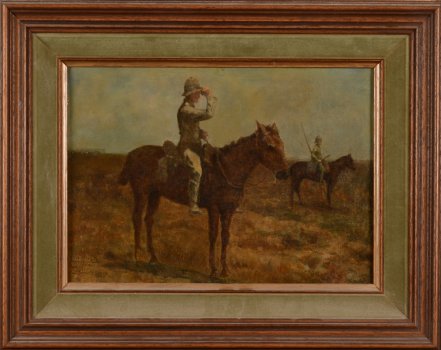 George Bernie Cavalry officer in Indonesia
