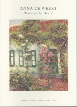Anna De Weert monography on the artist