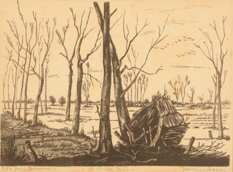 Maurice Brocas Lisière du bois