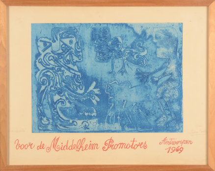 Pierre Caille au crépuscule print 1969